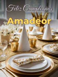Feliz cumpleaños amadeor