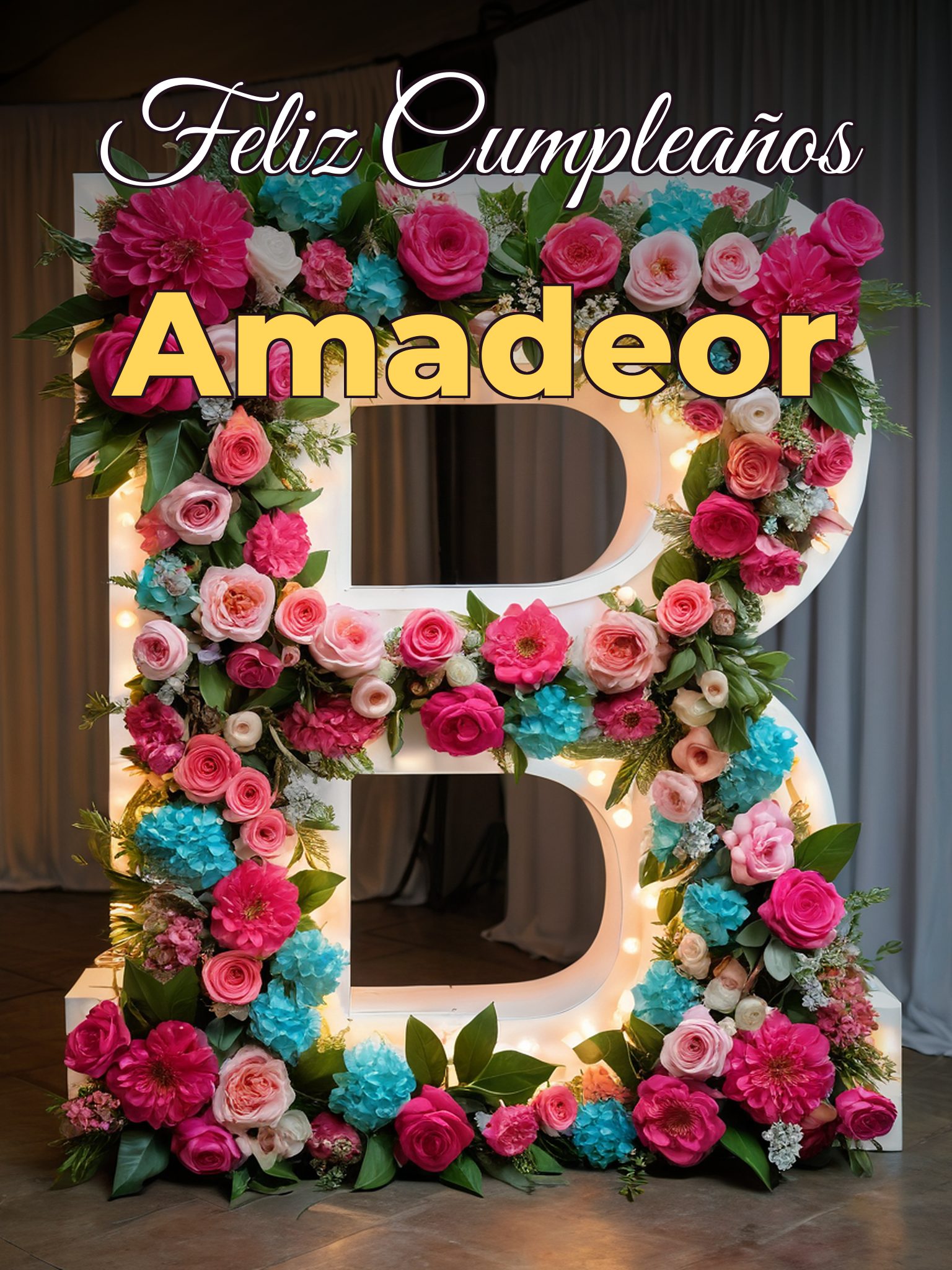 Feliz cumpleaños amadeor