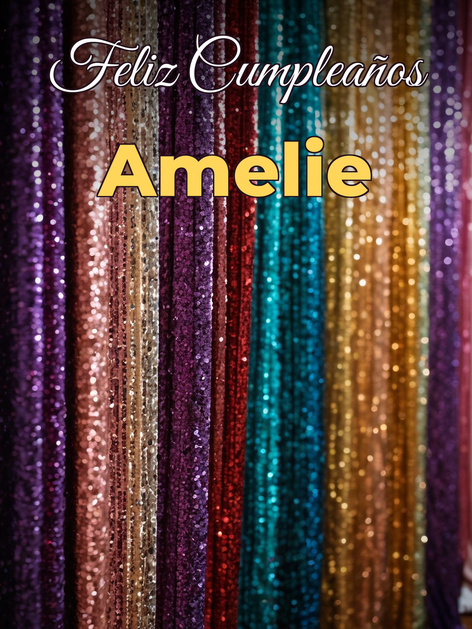 Feliz cumpleaños amelie