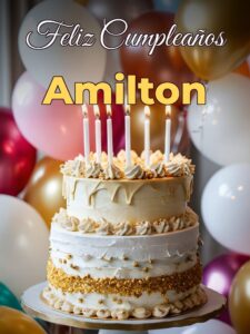 Feliz cumpleaños amilton