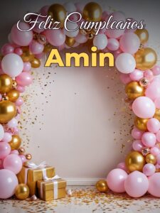 Feliz cumpleaños amin