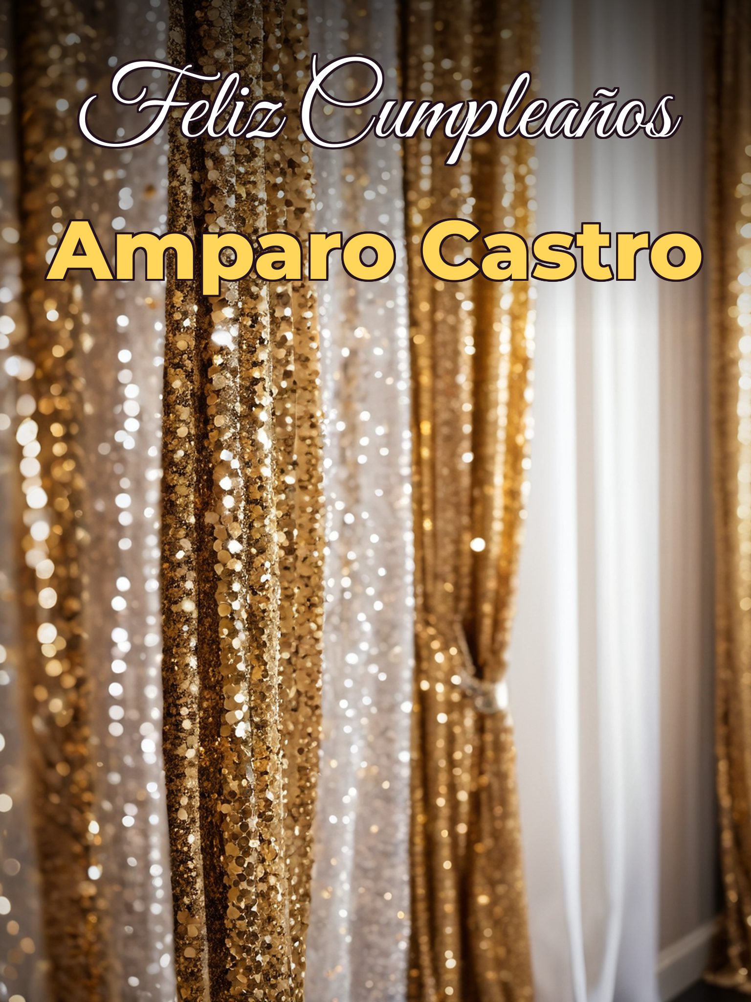 Feliz cumpleaños amparo castro