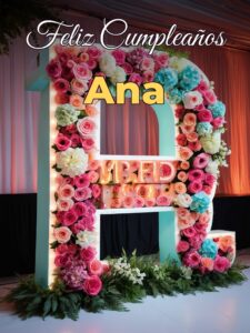Feliz cumpleaños ana
