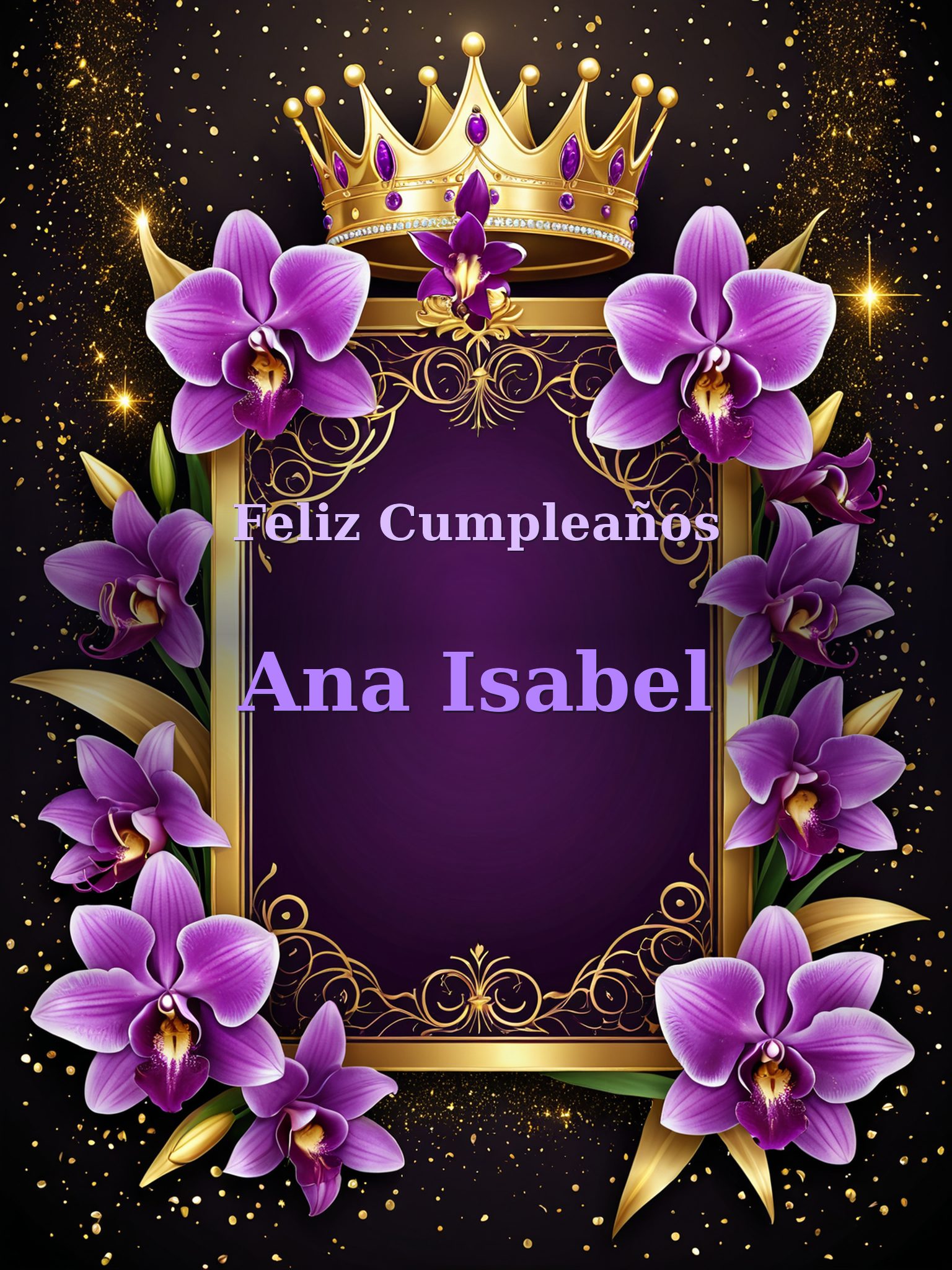 Feliz cumpleaños Ana Isabel