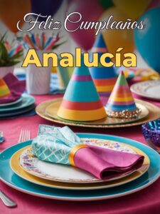 Feliz cumpleaños analucía
