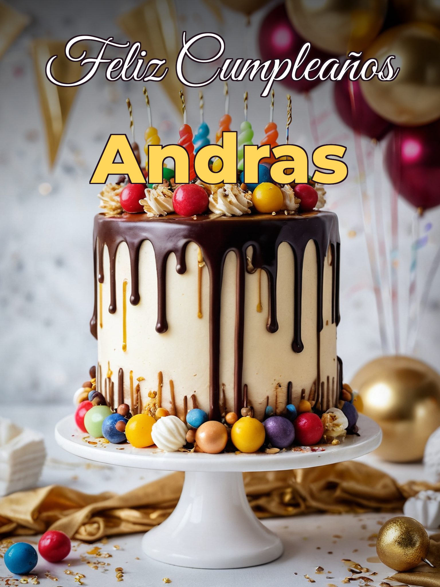 Feliz cumpleaños andras