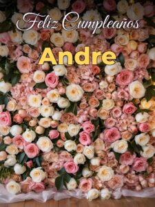 Feliz cumpleaños andre
