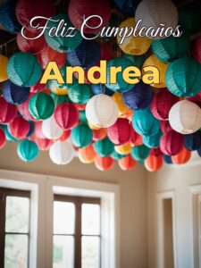 Feliz cumpleaños andrea