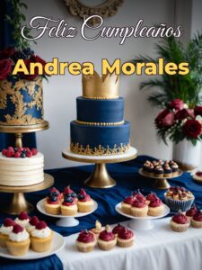 Feliz cumpleaños andrea morales