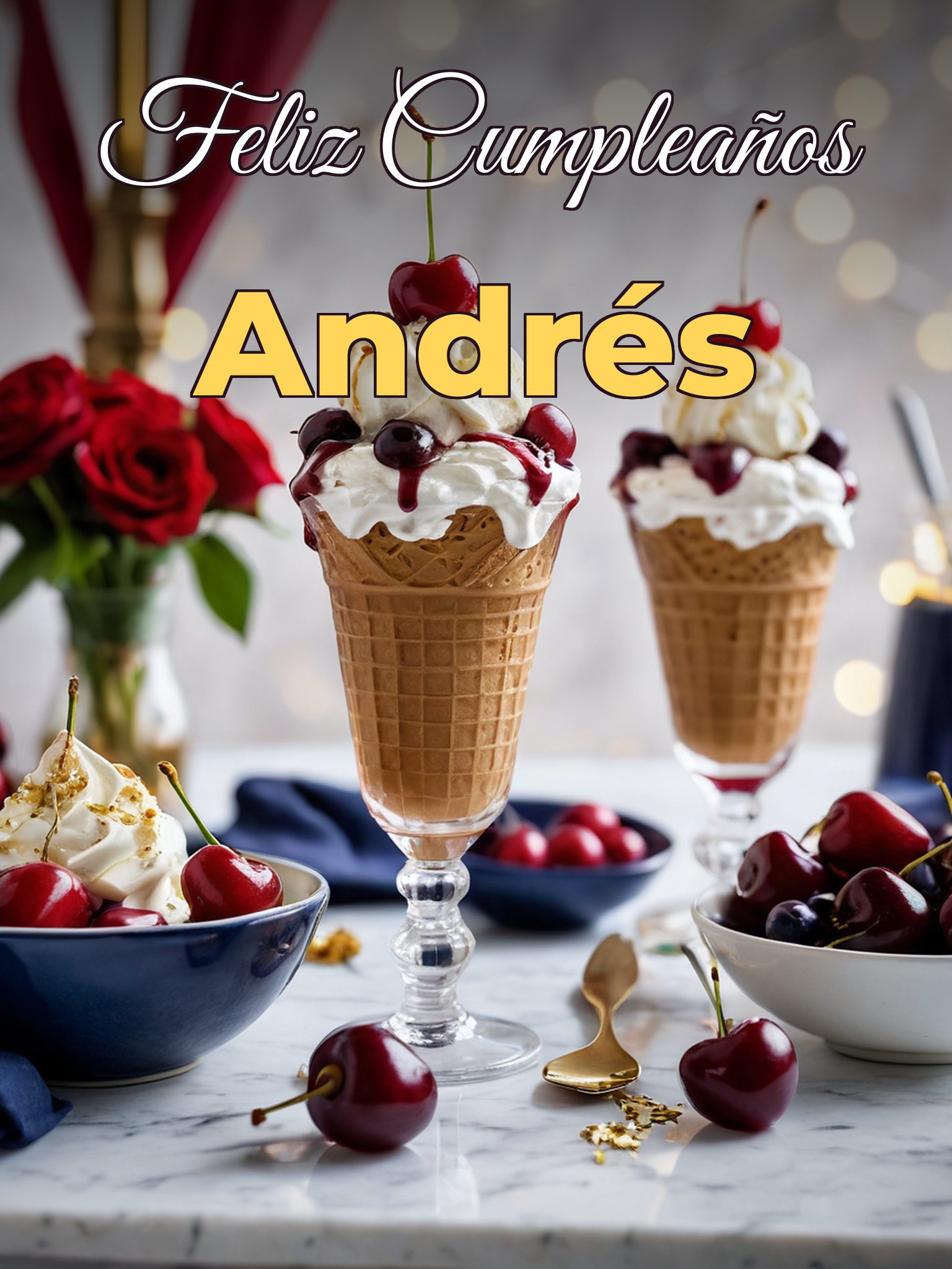 Feliz cumpleaños andrés