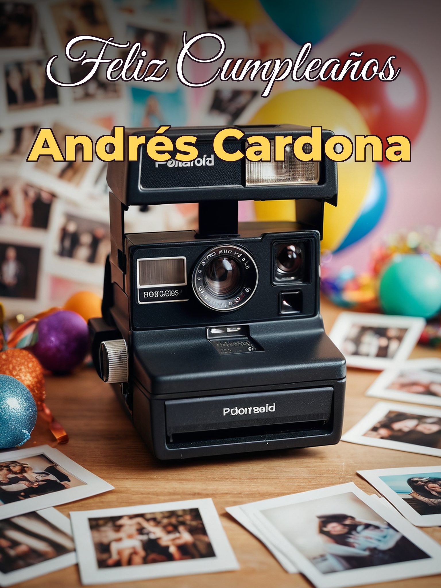 Feliz cumpleaños Andrés cardona