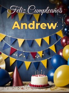 Feliz cumpleaños andrew