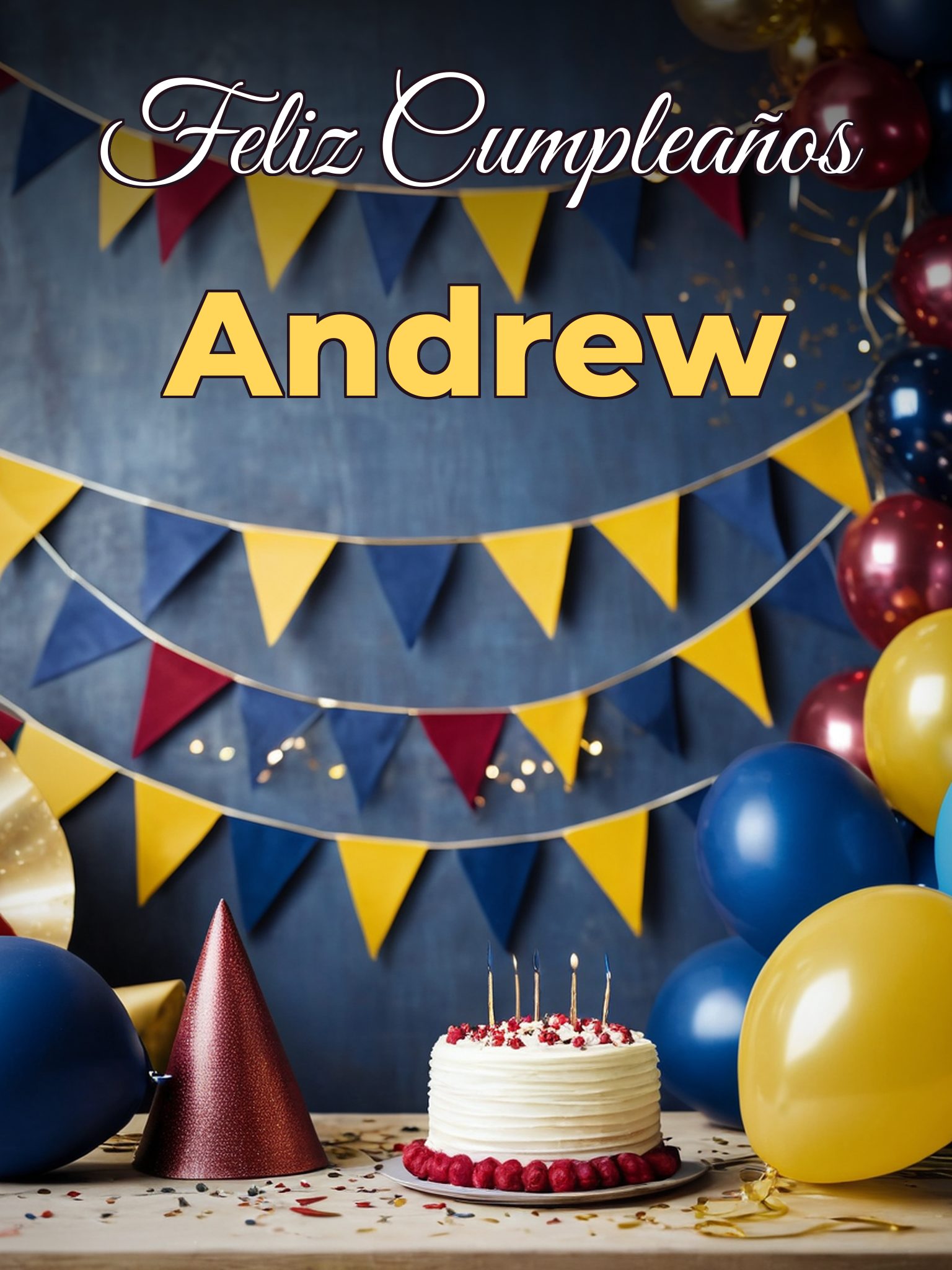 Feliz cumpleaños andrew