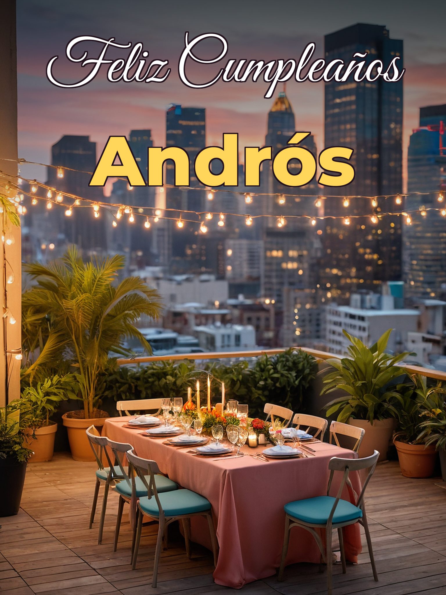 Feliz cumpleaños andrós