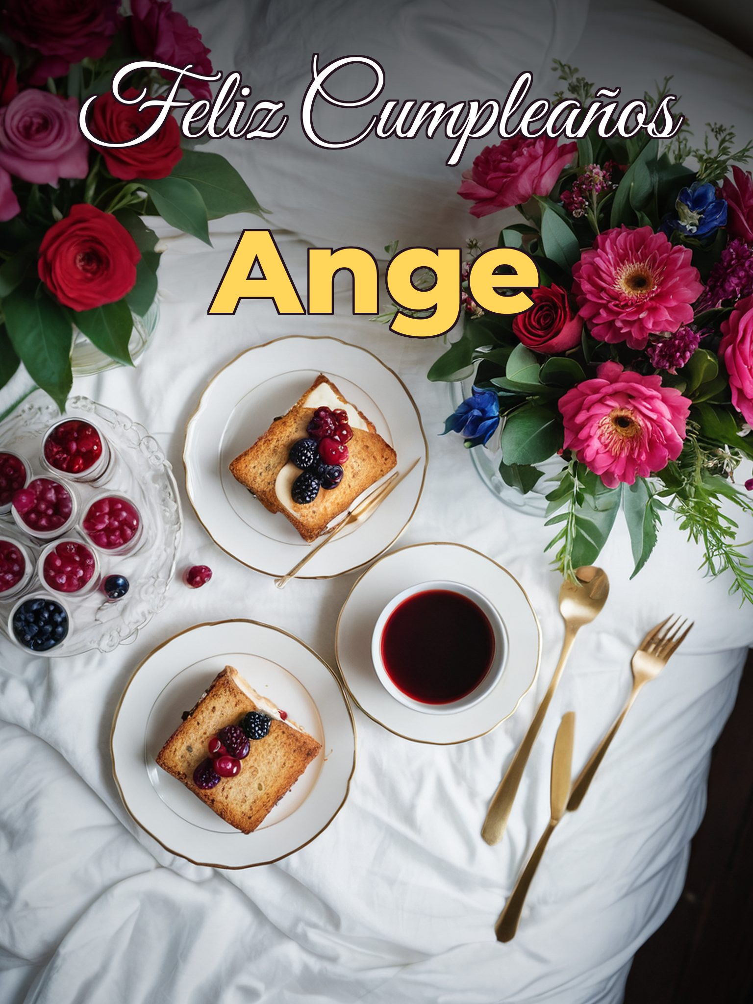 Feliz cumpleaños ange