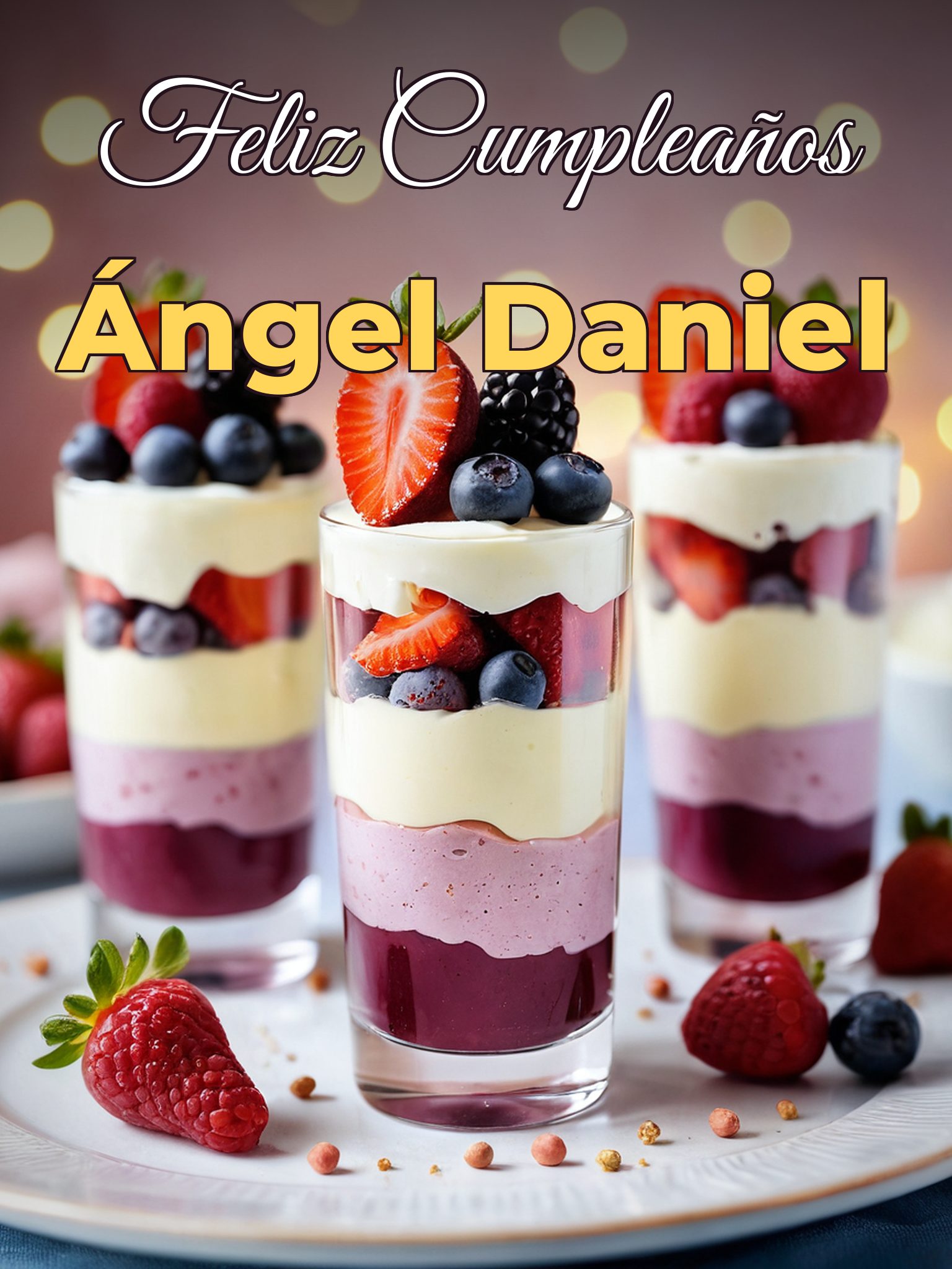 Feliz cumpleaños Ángel daniel