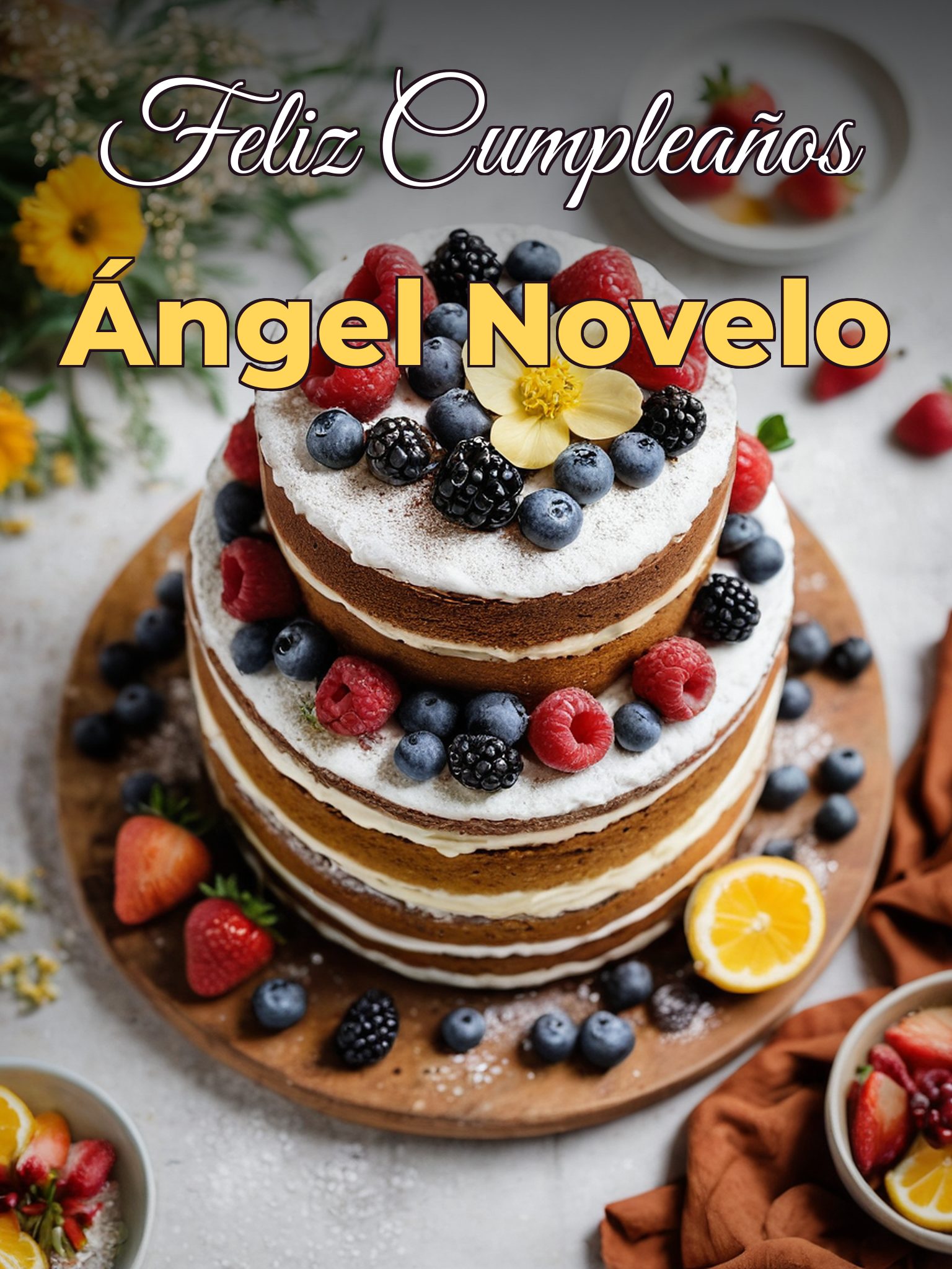 Feliz cumpleaños Ángel novelo