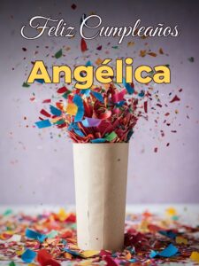 Feliz cumpleaños angélica