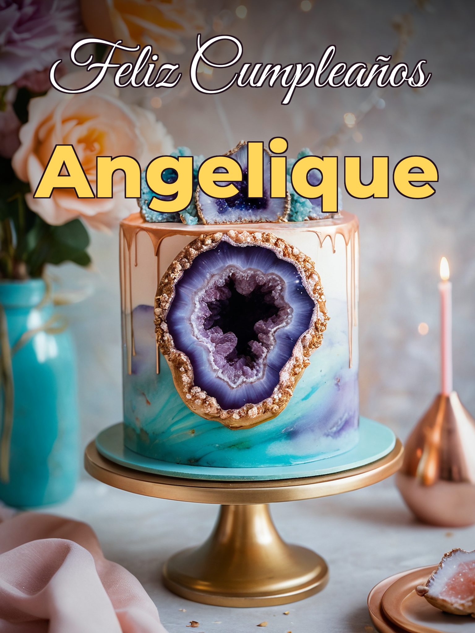 Feliz cumpleaños angelique