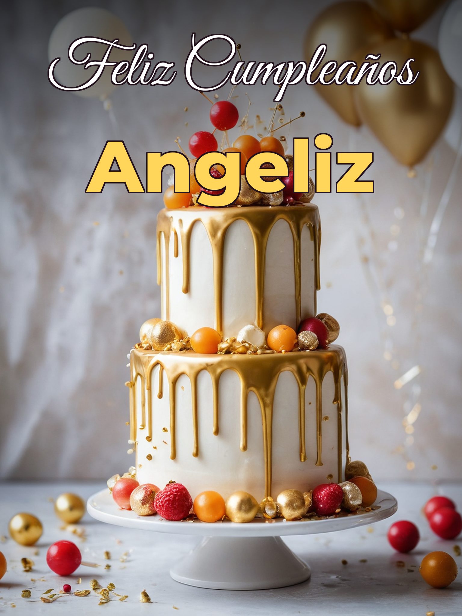 Feliz cumpleaños angeliz