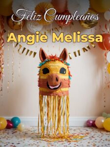 Feliz cumpleaños angie melissa