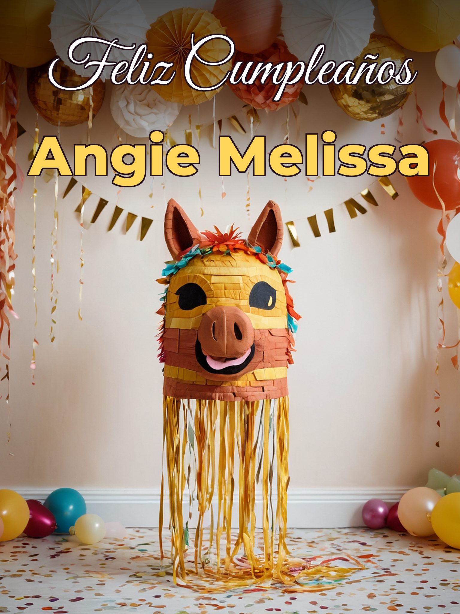 Feliz cumpleaños angie melissa