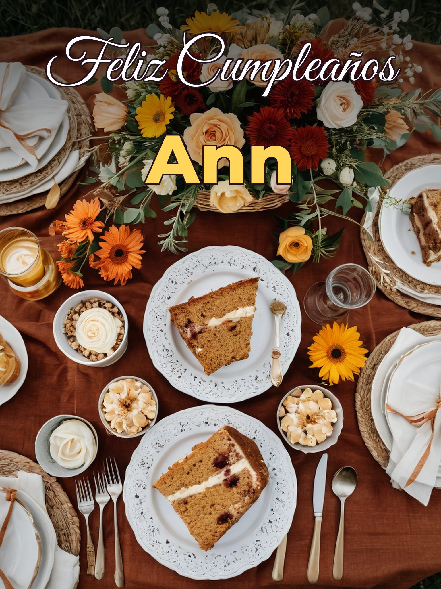 Feliz cumpleaños ann