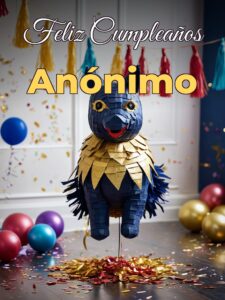 Feliz cumpleaños anónimo