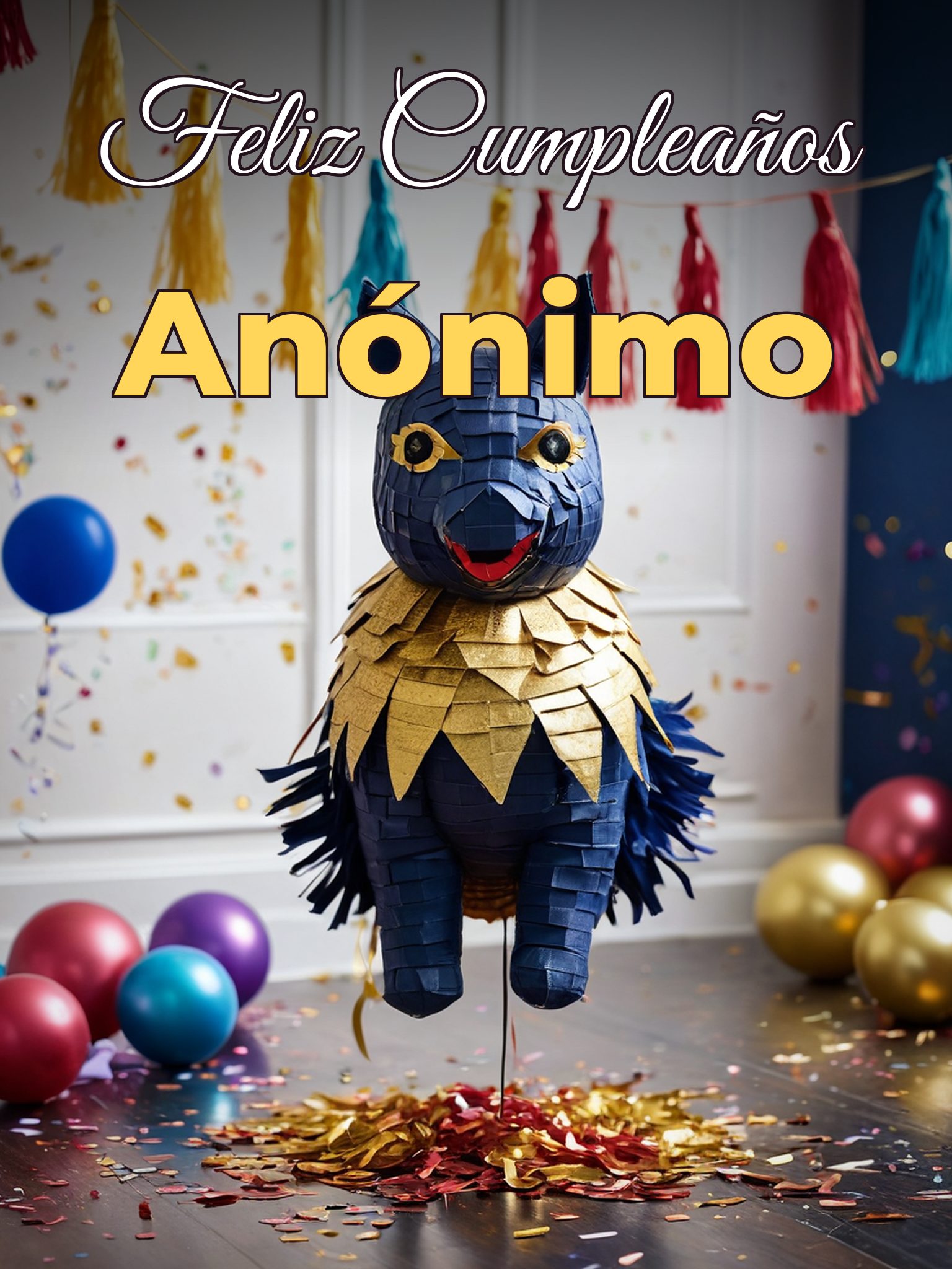 Feliz cumpleaños anónimo