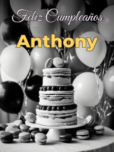 Feliz cumpleaños anthony