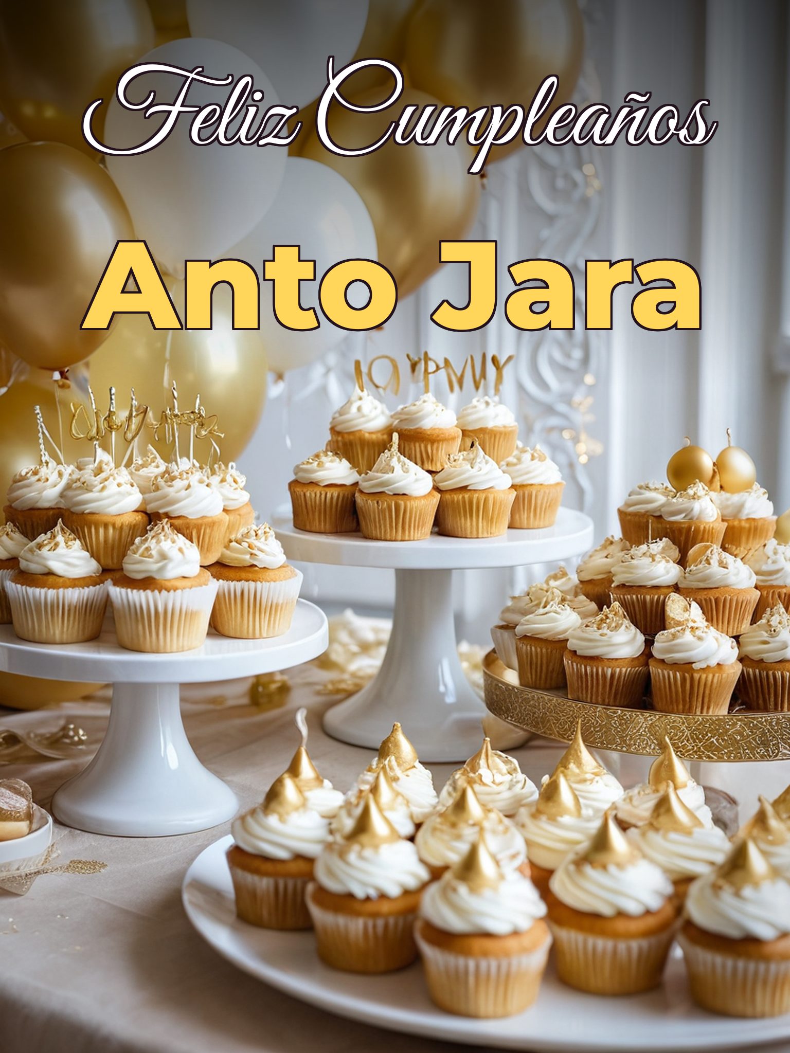 Feliz cumpleaños anto jara