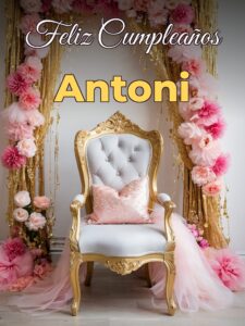 Feliz cumpleaños antoni