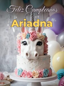 Feliz cumpleaños ariadna