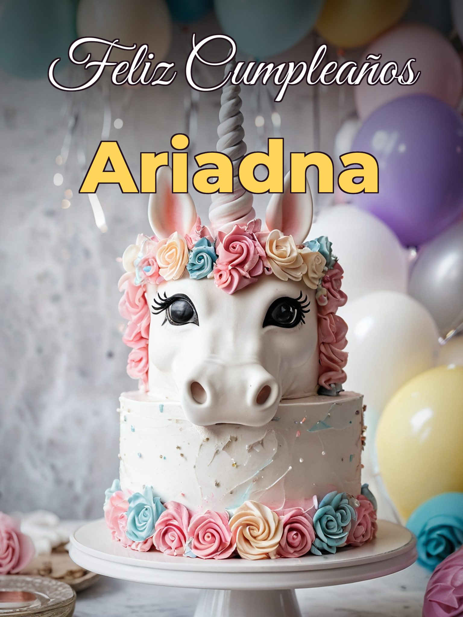 Feliz cumpleaños ariadna