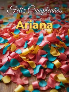 Feliz cumpleaños ariana