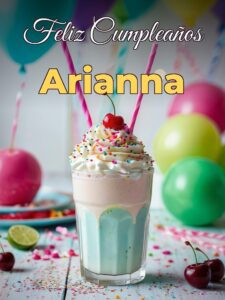 Feliz cumpleaños arianna
