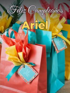 Feliz cumpleaños Ariel