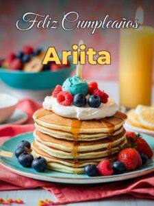 Feliz cumpleaños ariita