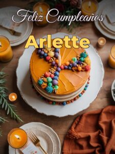 Feliz cumpleaños arlette