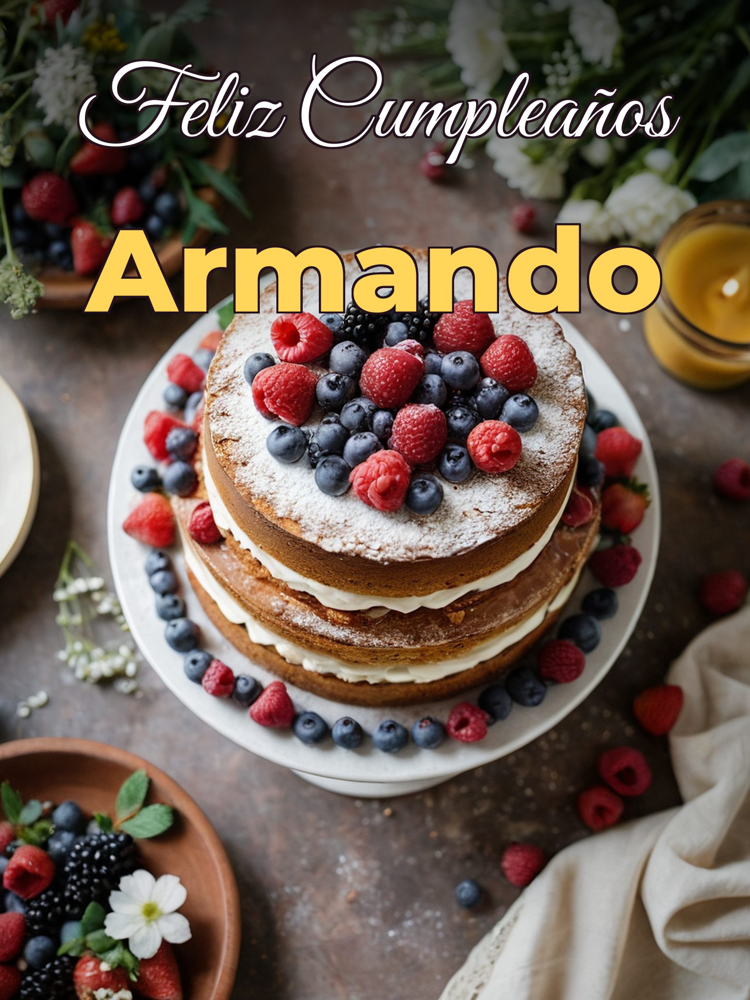 Feliz cumpleaños armando