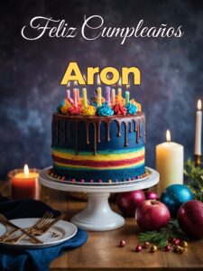 Feliz cumpleaños aron