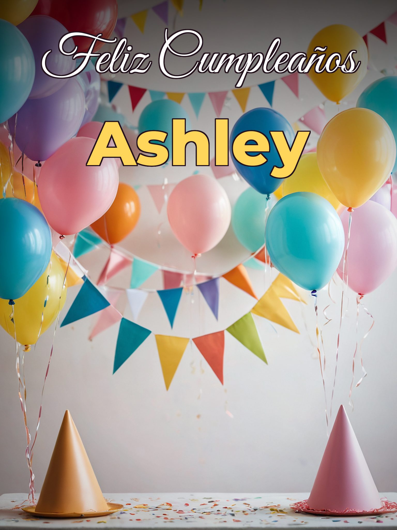 Feliz cumpleaños ashley