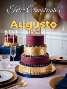 Feliz cumpleaños augusto