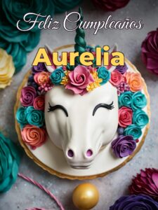 Feliz cumpleaños aurelia