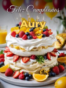 Feliz cumpleaños aury