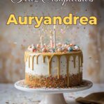 feliz cumpleaños auryandrea