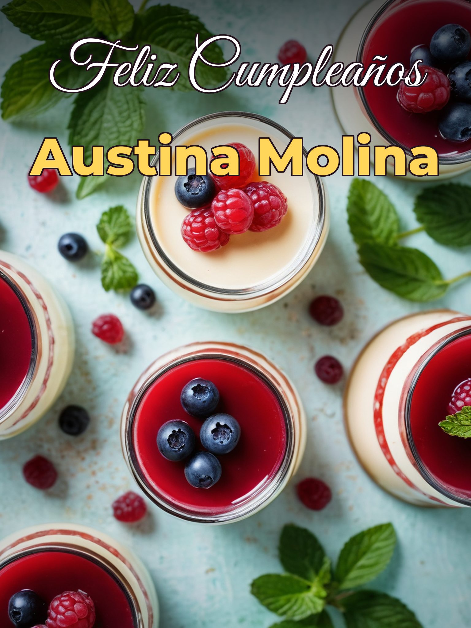 Feliz cumpleaños austina molina