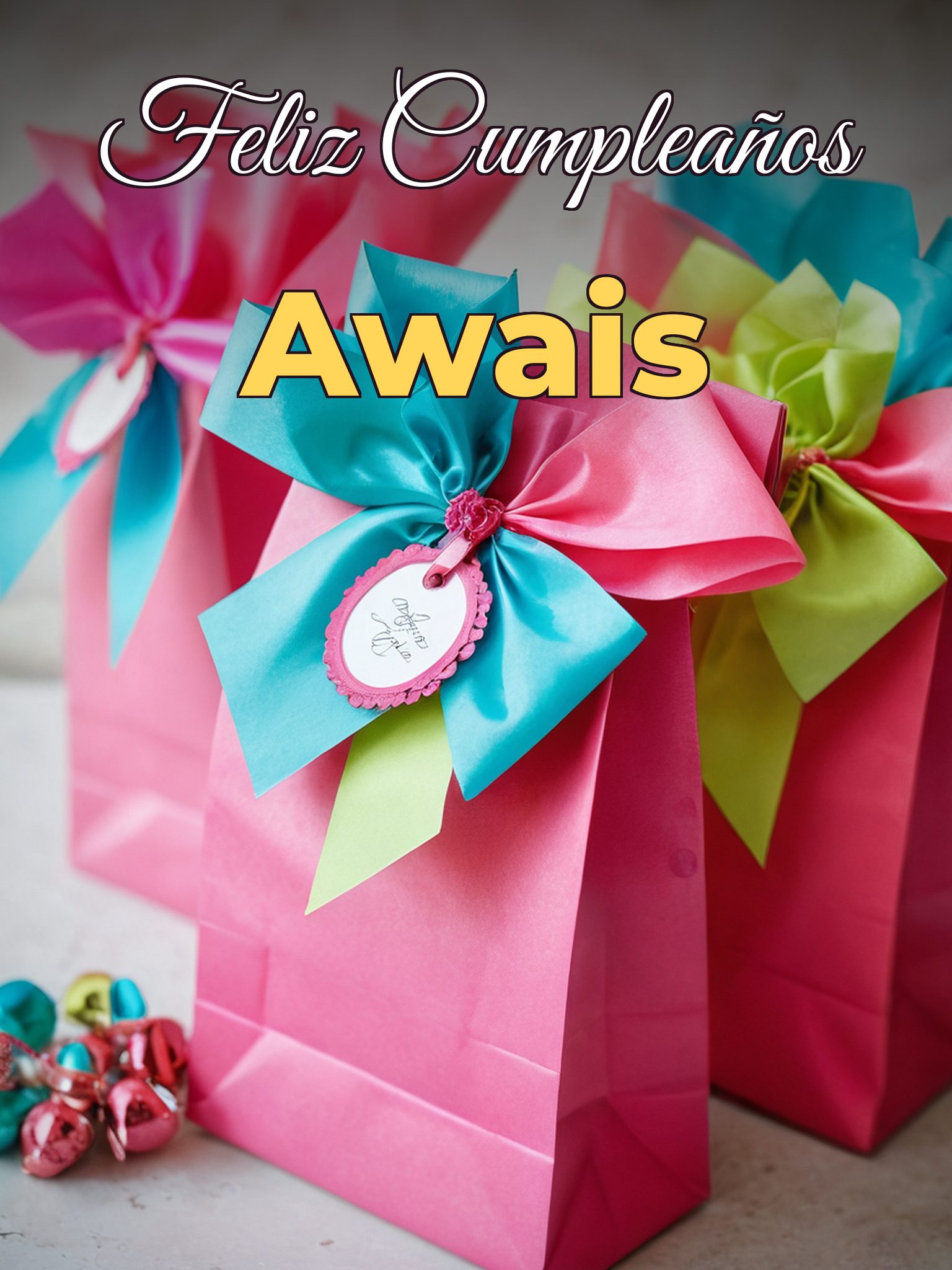 Feliz cumpleaños awais