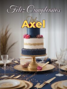 Feliz cumpleaños axel