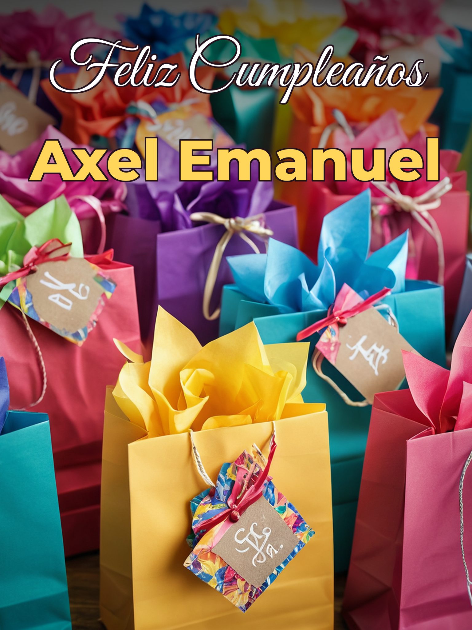 Feliz cumpleaños axel emanuel
